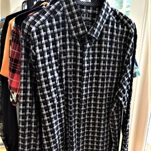 Never worn Bugatchi Uomo Plaid Shirt